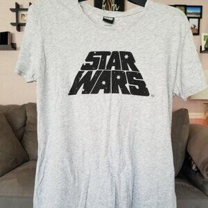 Cotton On Light Grey Star Wars Short Sleeve